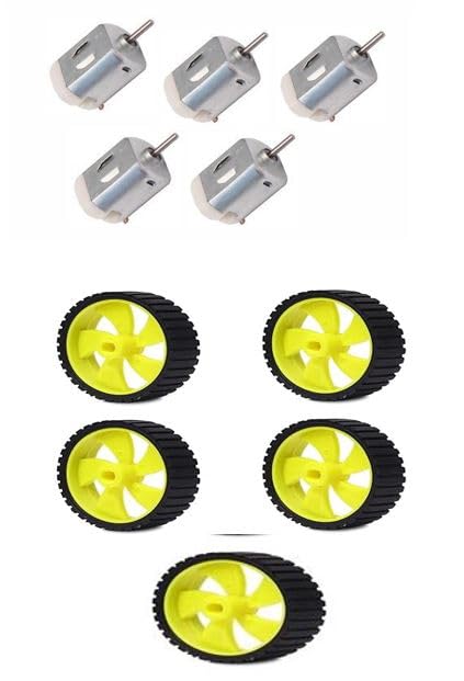 SP Electron Pack of 5 Pcs Multi-color Mini High-Speed DC Toy Motor with wheels for RC Toys and RC Cars (B0CVG2CKKP) Amazon Price History, Amazon Price Tracker