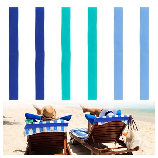 FUIPVGI Paquete de 6 bandas de toalla para playa, bandas de toalla de playa ligeras para tumbonas, soporte elástico para toallas de playa, correa de toalla de goma para sillas (3 colores)