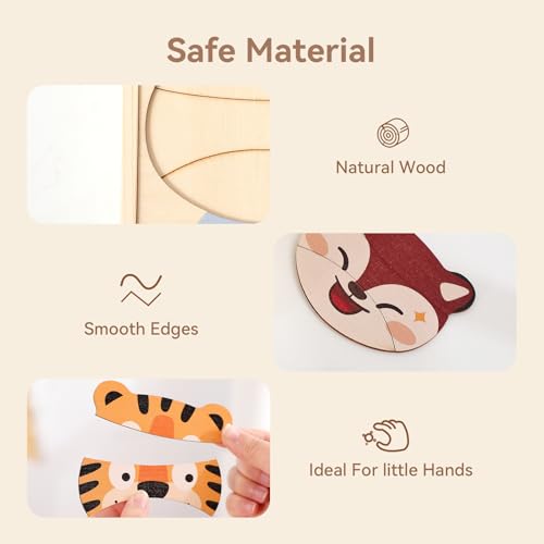 Emotion Animals 木製パズル 関連画像 3
