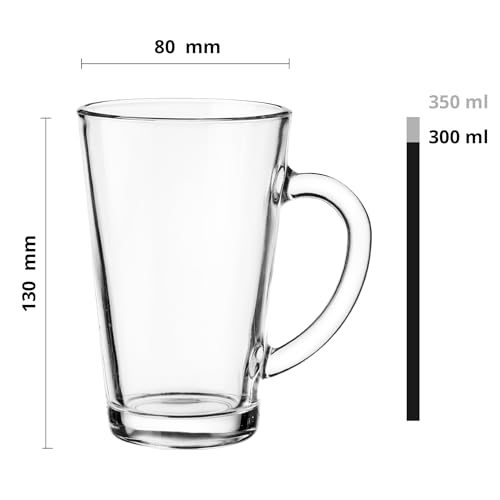 Verre à thé et eau Glasmark Krosno 300ml - Ensemble de 6 pièces polyvalentes