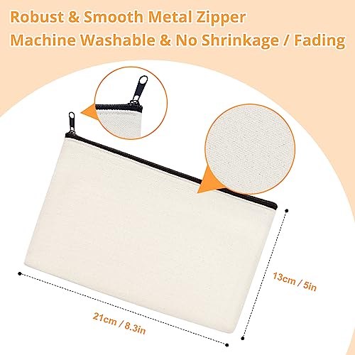 Htvront Blank Canvas Makeup Bags 20 Pack thumb #1