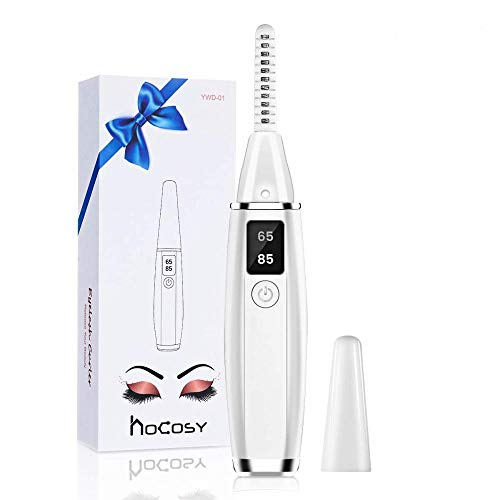 Preisvergleich Produktbild Tianlam Beheizte Wimpernzange, Elektrische Wimpernzange 2020 Neueste Mini USB Tragbare Augenzange mit LED Bildschirm Display für Wimpern Schnelle natürliche Curling, schnelle Erwärmung