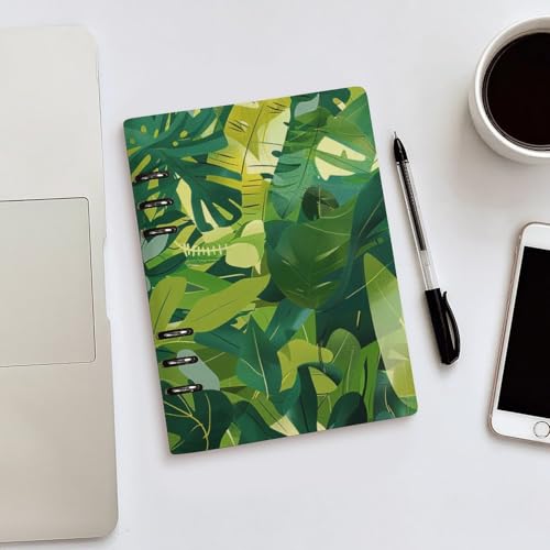 Carnet A5 rechargeable Airy vert menthe pour notes de réunion et planificateur