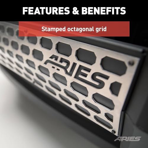 Image of ARIES 2055192 AdvantEDGE Paintable Aluminum Cover Plate for Bull Bar Without LEDs
