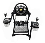 GT Omega Steering Wheel Stand for Thrustmaster T150 Force Feedback Racing Wheel PS4 & Pedals, Supporting TX, Xbox, Fanatec - Foldable, Tilt-Adjustable Design for Ultimate Sim Racing Experience