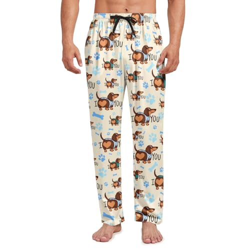 Mens Pajama Pants Soft Sleep Pants for men Lounge Pajama Bottoms with Pockets Drawstring
