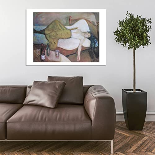 Poster encadré Edvard Munch Der Tagdanach 1894 grand format tableau - 5