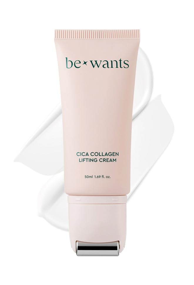 BEWANTS-Bewants-Cica-Collagen-Lifting-Cream-Neck-and-decollete-wrinkle-care-massage-application-vegan-cruelty-free-17-fl-oz-Korean-Skincare