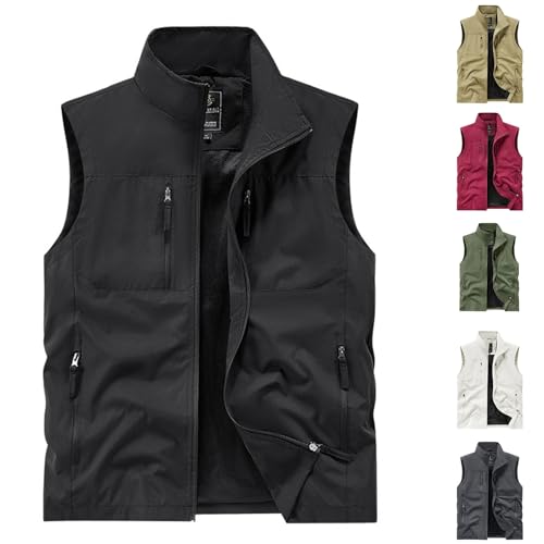 Chaleco softshell para hombre ligero y transpirable con bolsillos prácticos 2