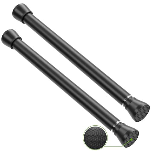 Tension Curtain Rod 2 Pack Small Tension Rods 16 to 26 Inch
