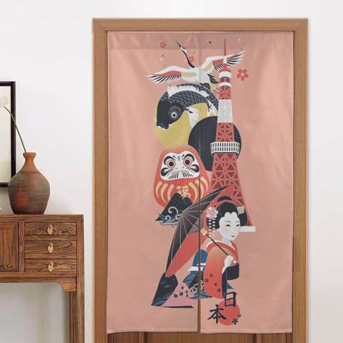 のれん 暖簾 和風 日本 日本円 和傘 シャワー ドアカーテン ファッション 長さ 部屋仕切り 間仕切り 目隠し 遮光 断熱 北欧 壁飾り 壁掛け かわいい タペストリー 見えにくい トイレ キッチ リビング 玄関 廊下 寝室 部屋 店舗用 温泉 旅館 ホ