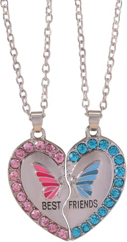Collier cœur amoureux magnétique en argent, le symbole d'une union pure
