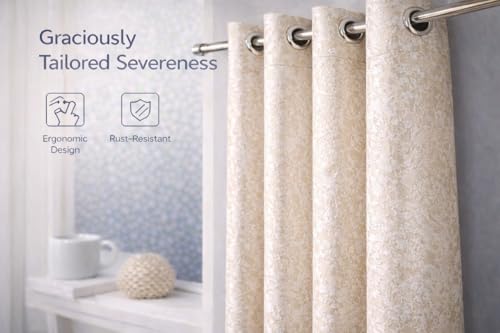 Image of Velvet 9 Feet Blackout Curtain Panels, 70% Light-Blocking Heavy Thermal Insulated Drapes Set of 1 (274 * 121cm, Cream)