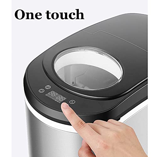Máquina portátil para hacer hielo de acero inoxidable miniatura 6