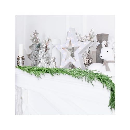 Guirlande de trèfle Saint-Patrick LED 2m couronne verte extérieur