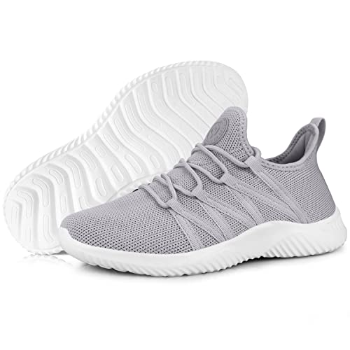 Image of Feethit Womens Slip On Running Shoes Breathable Walking Shoes Lightweight Gym Workout Shoes Non Slip Fashion Sneakers