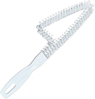PERSELOSO Cepillo De Limpieza De Cerdas Duras con Mango Largo 3 Unidades para Espacios Multifunción para Cocina Ventanas Color Blanco