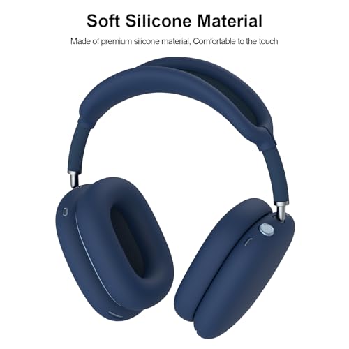 Image of Tobfit Silicone Case for AirPods Max Headphones - Anti-Scratch Cover for Earcups & Headband, Soft & Sweat-Resistant Skin for Apple AirPods Max