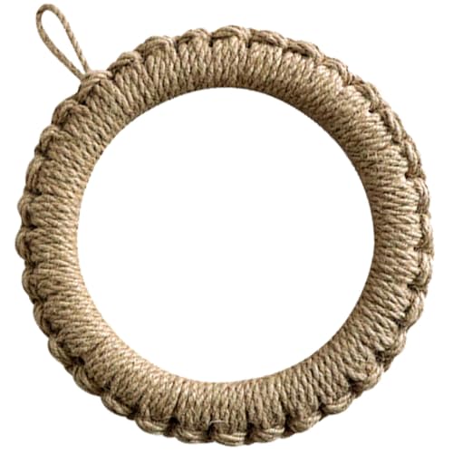 VINTORKY Almohadilla Térmica de Yute Trenzado Mediana, Resistente al Calor para Cocina, Tapete Antideslizante Reutilizable para Ollas y Platos Calientes, Multifunción para Encimeras
