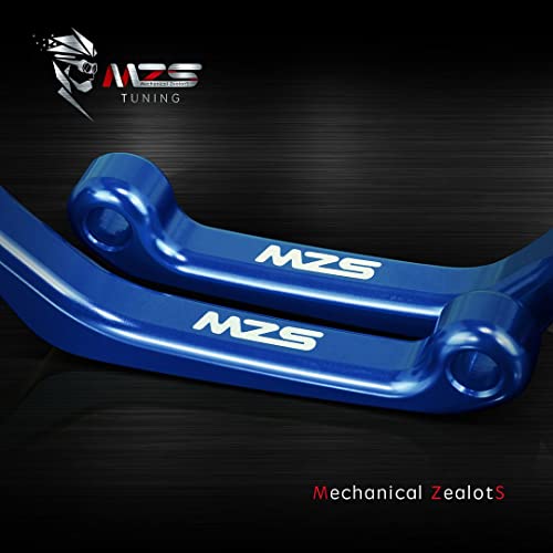 Image of MZS Dirt Bike Clutch Brake Levers, Pivot Adjustable CNC Blue Compatible with YZ125 YZ250 15-26 / YZ250F 2009-2026 / YZ426F YZ450F 09-23 / YZ125X 17-26 / YZ250X 16-23 / YZ450FX 19-23 / YZ250FX 20-26