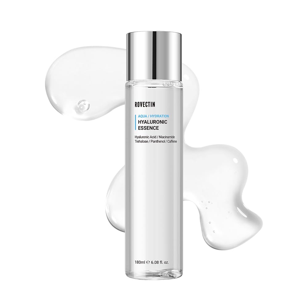 ROVECTIN Aqua Hyaluronic Essence (Activating Treatment Lotion) | Hydrating Skin Care | Lightweight Formula | Ideal for Dry & Normal Skin | Enhances Skin Hydration & Softness | 150ml