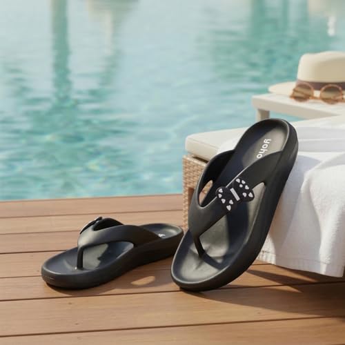 Image of YOHO PILO Slippers for Women | Lightweight & Waterproof Monsoon Footwear | Stylish & Comfortable Chhapal | Soft Orthopedic Flip-Flops, Daily Use Bathroom Slippers