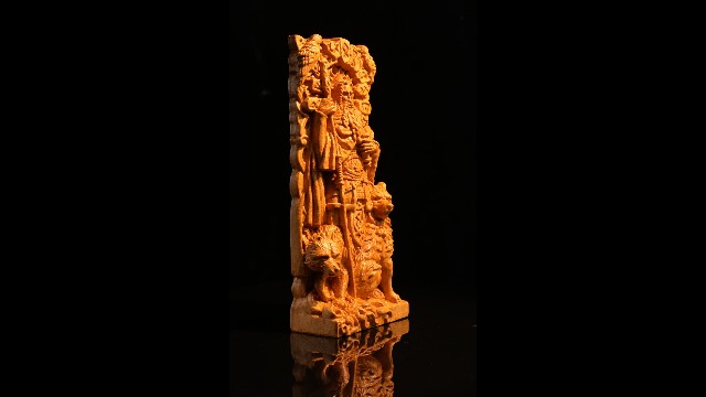 Estatua de Odín en madera, escultura nórdica decorativa miniatura 7