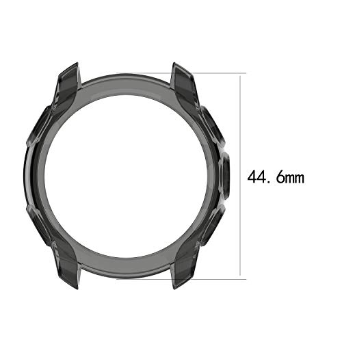Image of Case Cover Compatible with Garmin Forerunner 245 Smartwatch Protective PC Bumper Armor Case Protector for Forerunner 245 /245 Music (Clear)