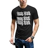 Cheap Trick x 3 Rock Band Name Repeat Black Adult T-Shirt Tee