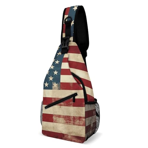 Bolso tipo sling cruzado casual para hiking y viajes