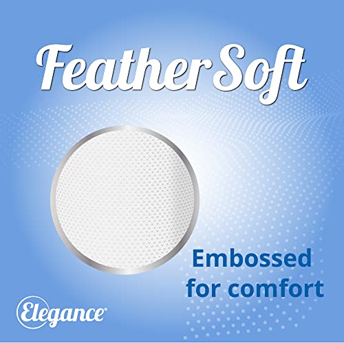 Elegance Feather Soft Toilet Roll - Bulk Buy Pack of 54 Rolls - Ultra Soft, 3-Ply, Recycled, Eco-Friendly, UK Manufactured Elegance Feather Soft Toilet Roll - Bulk Buy Pack of 54 Rolls - Ultra Soft, 3-Ply, Recycled, Eco-Friendly, UK Manufactured