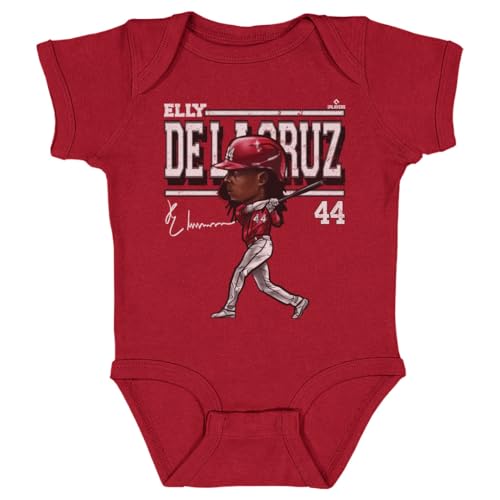 Image of 500 LEVEL Elly De La Cruz Baby Clothes - Elly De La Cruz Cincinnati Cartoon