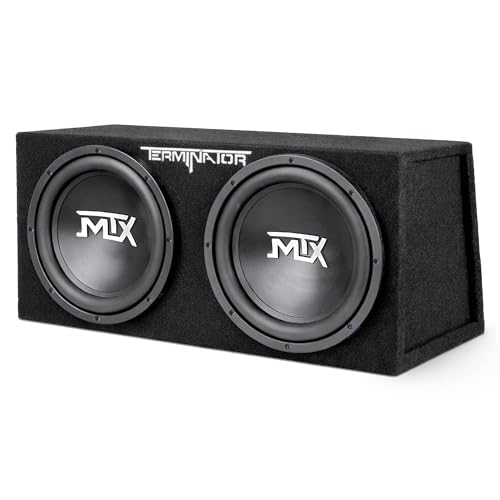 Amazon.co.jp: MTX デュアル12インチサブウーファー、ロード