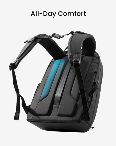 Image of Tomtoc UrbanEX-T77 Laptop Backpack 40.64 cm(16 Inch) Universal /22L-Black | Protective Organized Work Bag for Office, Daily Commute, Weekends & Everyday Carry