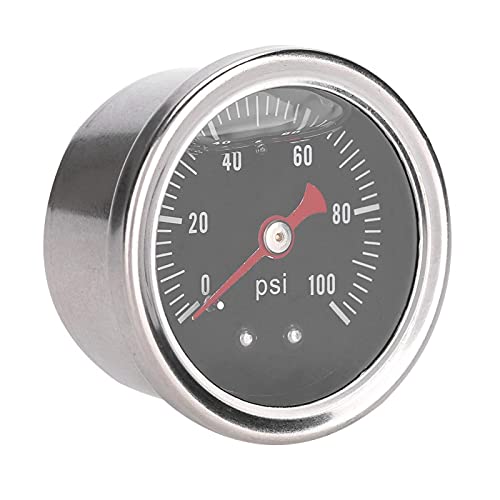 Wskaźnik ciśnienia paliwa, wskaźnik ciśnienia oleju, wskaźnik regulatora ciśnienia paliwa, uniwersalny miernik ciśnienia paliwa 0-100 PSI/bar uniwersalny samochód do napełniania paliwa/miernik