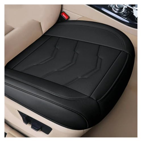 Housse de siège de voiture universelle tapis protection en cuir PU noir auto