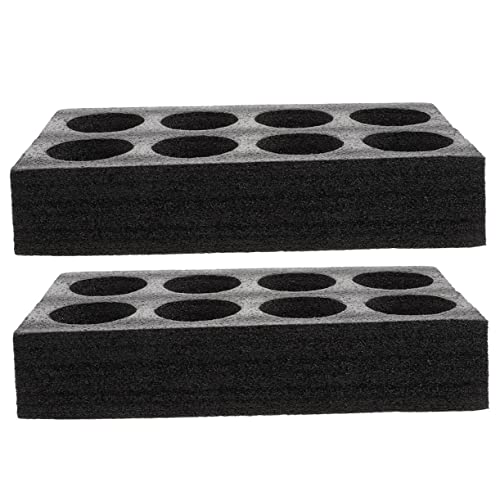 Cabilock 2Pcs Drink Carrier Tray Sturdy Beverage Packing Rack for Takeout Portable Cup Holder with Slots for of Cold and Hot Drinks for Events