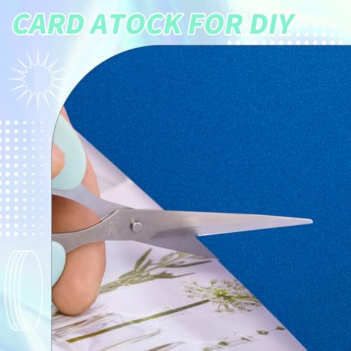 30 Pack Metallic Glitter Cardstock Paper Sheets, 8\" x 12\" Color Foil Mirror Shimmering Paper 250gsm/92lb For Arts and Crafts, Decorative, Weddings & Birthdays Invitations, Scrapbook Supplies