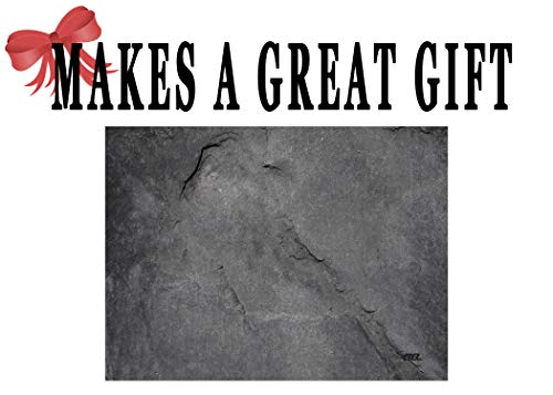 Dark Gray Stone Grey Textured Marble Art Kitchen Glass Cutting Board Modern Decorative Gift Abstract Wavy Contrast Design #TOP3