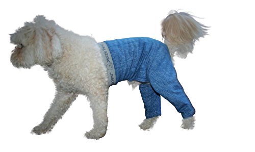 Pantalones para perro, talla pequeña, color azul miniatura 4