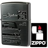 ジッポー(Zippo) オイルライター フリント 特製ステッカー付き シリアルナンバー入り 限定 黒 GT-R スカイライン 車 日産 NISSAN KPGC10 BK