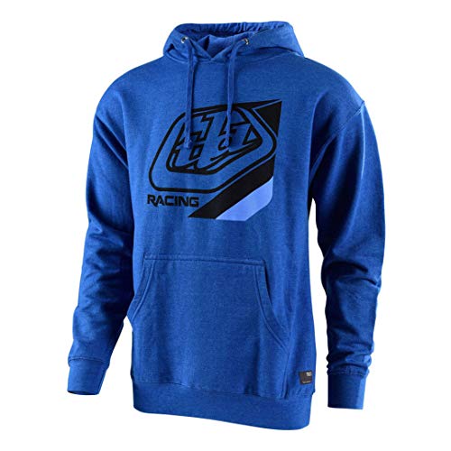 Troy Lee Designs Mens Precision Hoody Pullover Sweatshirt Large Royal Heather