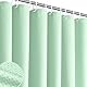 Lerores Duschvorhang 180x200 cm Waffel Minzgrün, Beschwerter Saum Antischimmel Textil, Wasserabweisend, Waschbar Polyester Stoff Badevorhänge für Badezimmer, Badewanne mit 12 Duschvorhangringe
