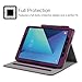Fintie Case for Samsung Galaxy Tab S3 9.7, [Corner Protection] Multi-Angle Viewing Stand Cover Pocket with S Pen Protective Holder Auto Sleep/Wake for Tab S3 9.7(SM-T820/T825/T827), Purple
