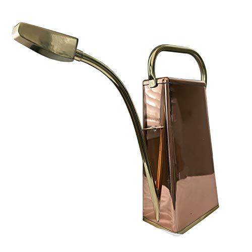 Bosmere V500 Large Copper Watering Can with Brass Rose, 2.5 Pint