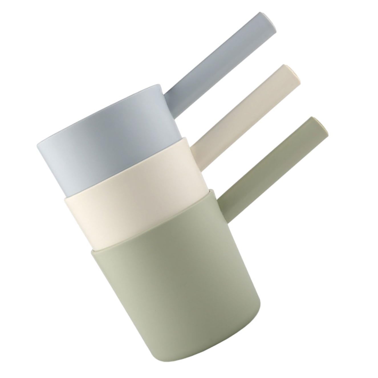 Cabilock 3pièces Louche Plastique pour Cuisine Louche à Eau de Bain Lot de Louches Couleur Aléatoire