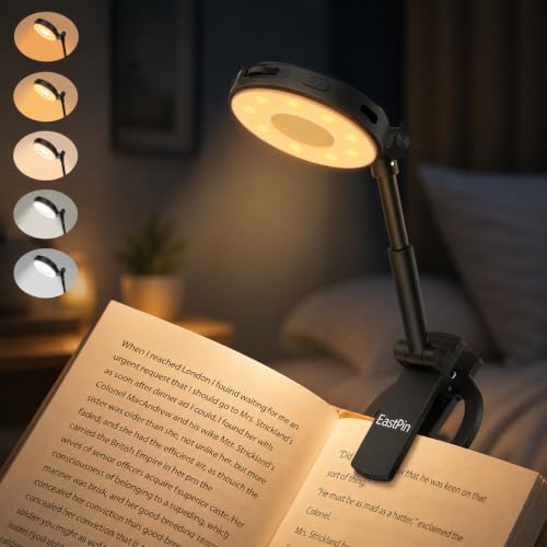 Book Light for Night Reading in Bed: Rechargeable Clip On Reading Light product image