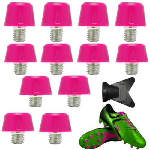 Lot de 12 Crampons universels M5 – Crampons de Rechange à Visser pour Chaussures de Football, Rugby et américain – Stables et antidérapants, adaptés...