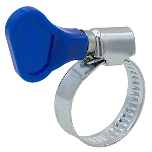 Variosan Hose Clamps W1 Pack of 10), Blue, 16 - 25 mm