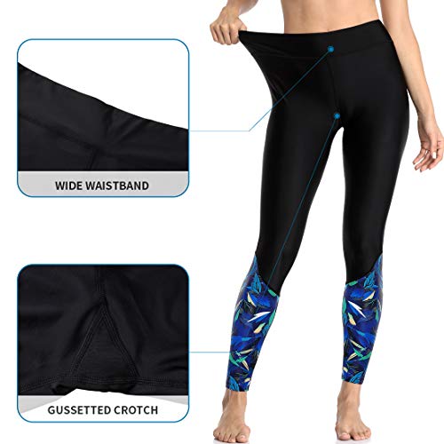 Image of ATTRACO Swimming Pants for Women High Waisted Swim Pants Swim Leggings Swim Tights
